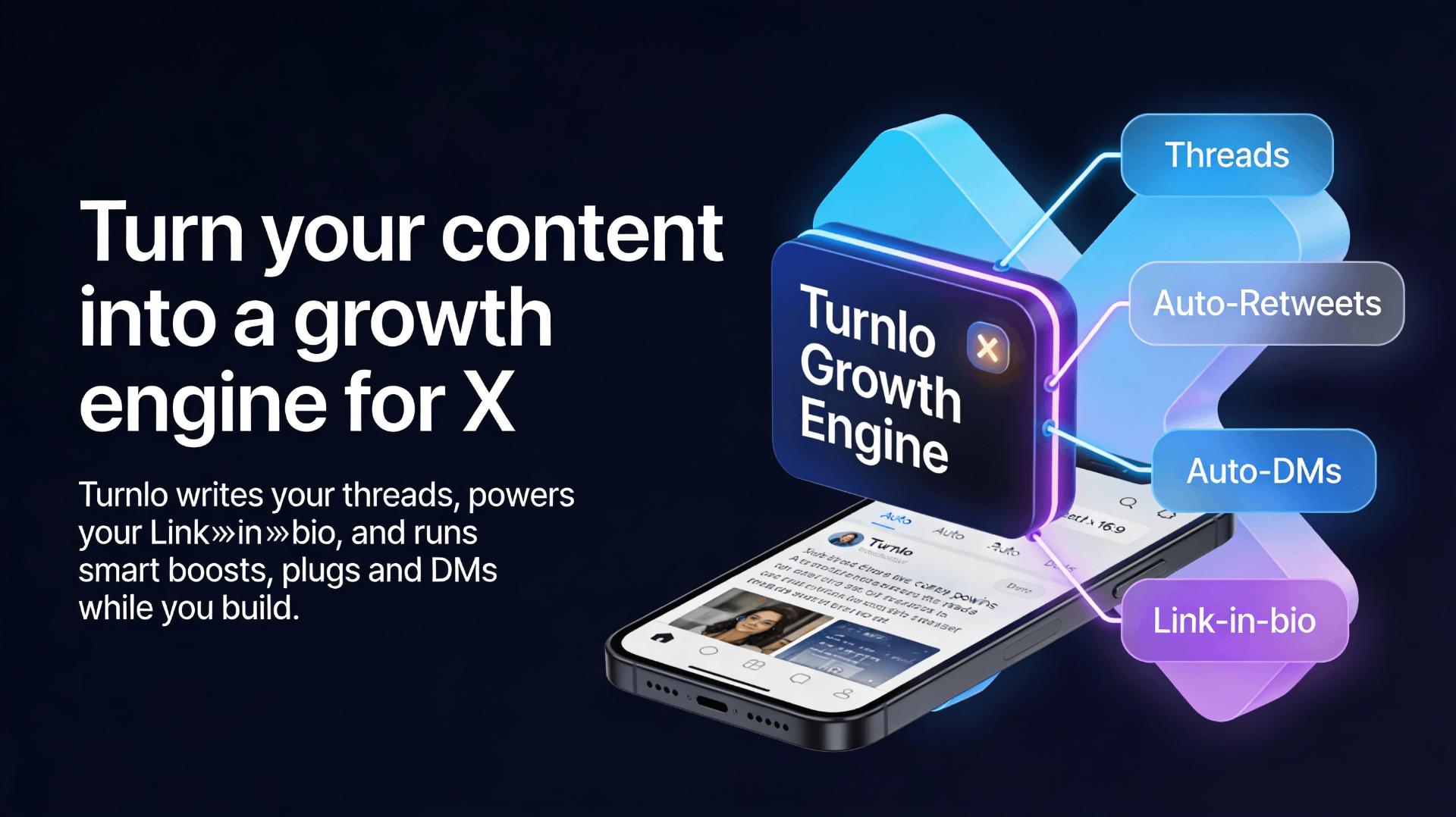 Turnlo – Turn your ideas into an X growth engine